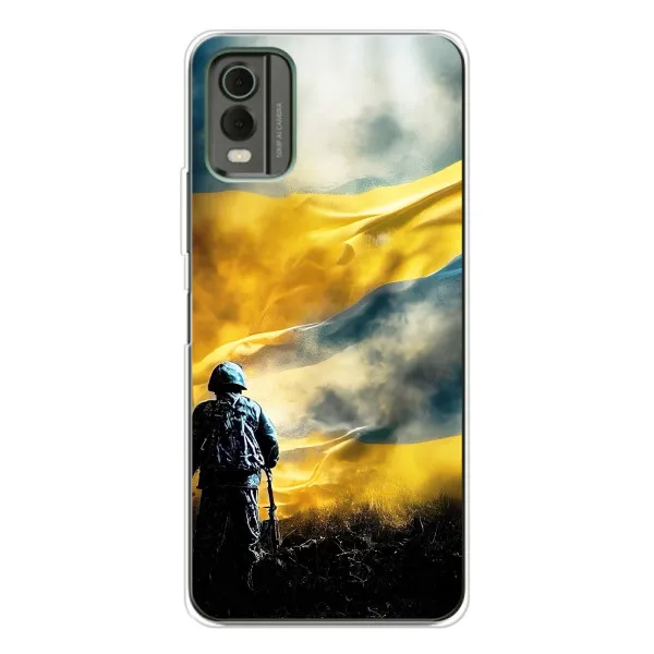 Чехол с принтом «Война» для Nokia C32