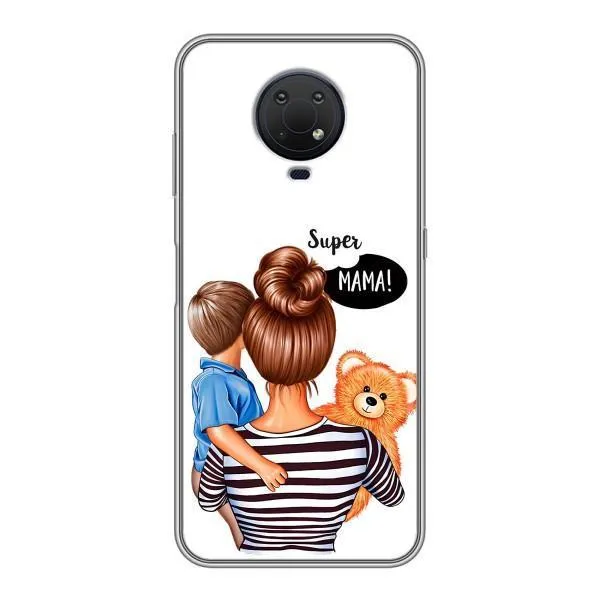 Чехол с принтом «Мама с сыном» для Nokia G10 Чехол с принтом «Мама с сыном» для Nokia G10