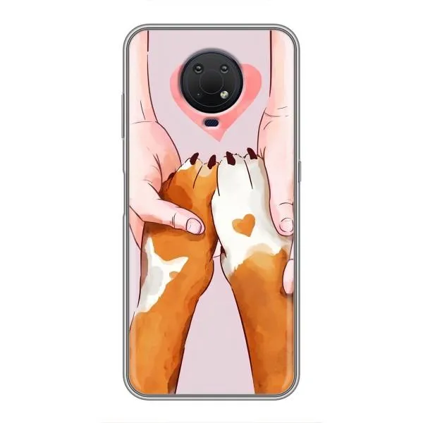 Чехол с принтом «Любовь к собакам» для Nokia G10 Чехол с принтом «Любовь к собакам» для Nokia G10