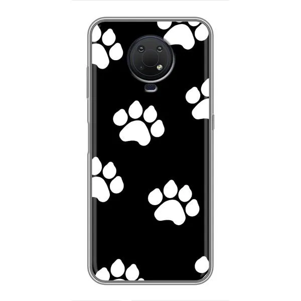 Чехол с принтом «Следы собаки» для Nokia G10 Чехол с принтом «Следы собаки» для Nokia G10
