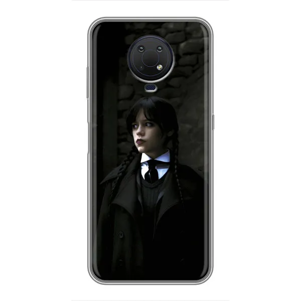 Чехол с принтом «Темный стиль Уэнздей» для Nokia G10