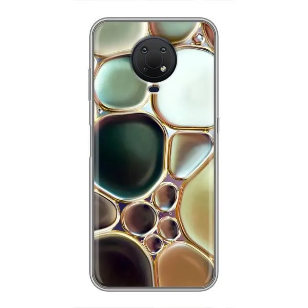 Чехол с принтом «Радужный Мрамор» для Nokia G10