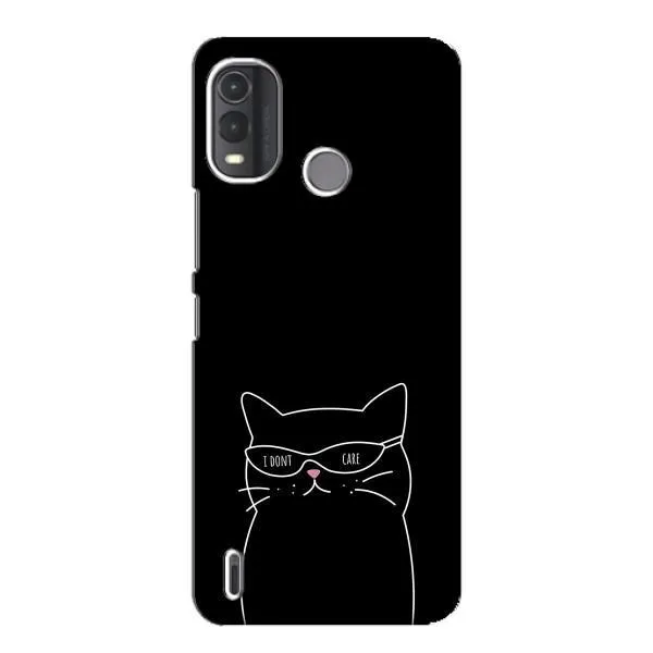 Чехол с принтом «Равнодушный кот» для Nokia G11 Plus Чехол с принтом «Равнодушный кот» для Nokia G11 Plus