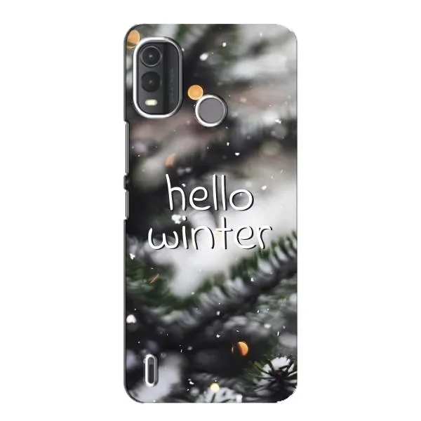 Чехол с принтом «Hello winter» для Nokia G11 Plus