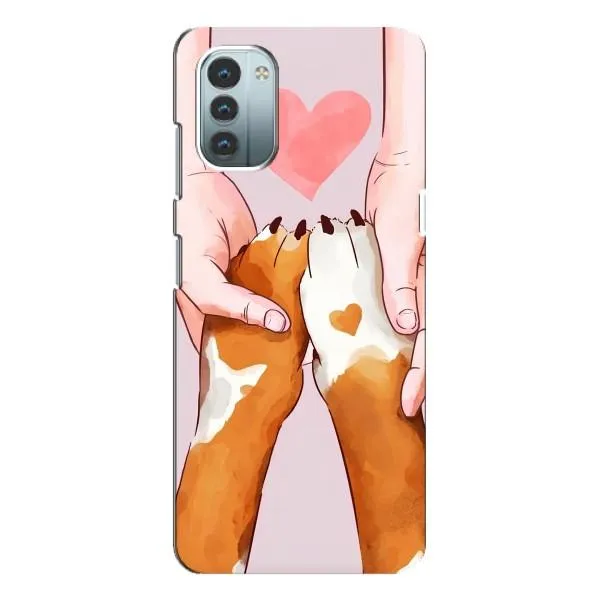 Чехол с принтом «Любовь к собакам» для Nokia G11