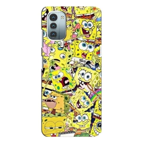 Чохол з принтом «Емоції Спан Боба» для Nokia G11