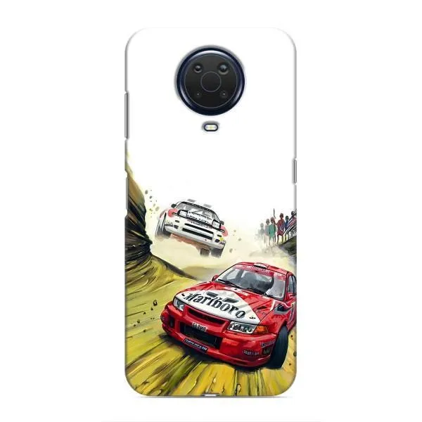 Чохол з принтом «Гоночні Тачки» для Nokia G20