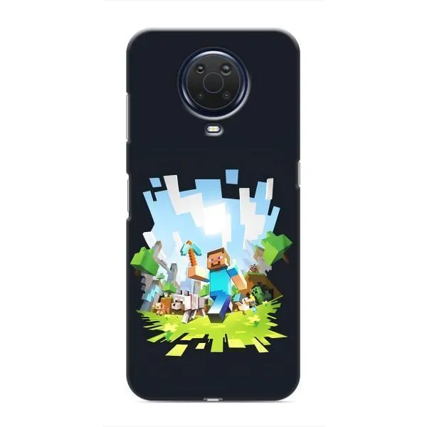 Чехол с принтом «персонажи Minecraft» для Nokia G20 Чехол с принтом «персонажи Minecraft» для Nokia G20