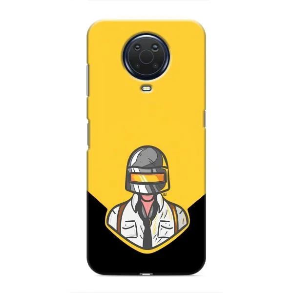 Чехол с принтом «Пабг в шлеме» для Nokia G20 Чехол с принтом «Пабг в шлеме» для Nokia G20