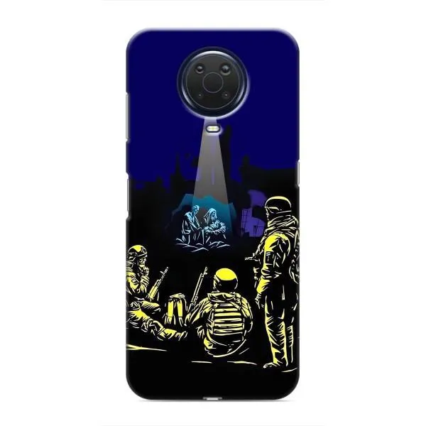 Чохол з принтом «Різдво в Україні» для Nokia G20