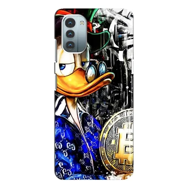 Чехол с принтом «Биткойн Скрудж» для Nokia G21