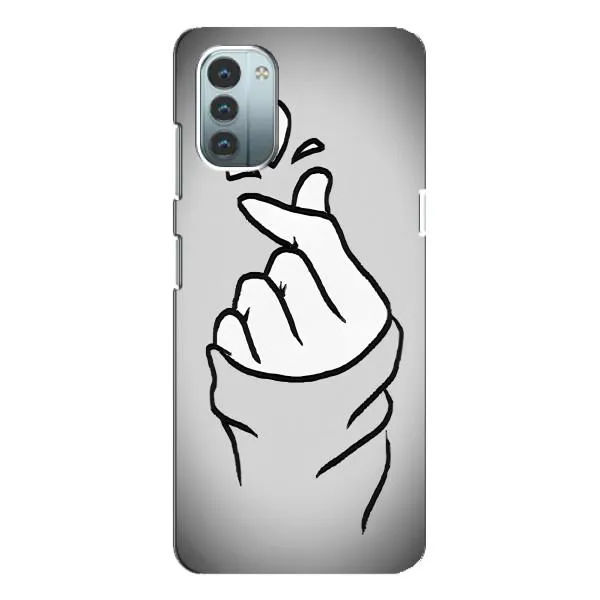 Чехол с принтом «Значок Love» для Nokia G21