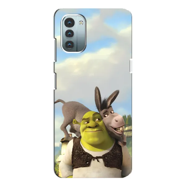 Чехол с принтом «Шрек и Осел» для Nokia G21