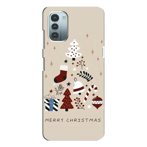 Чехол с принтом «Merry Christmas» для Nokia G21 Чехол с принтом «Merry Christmas» для Nokia G21