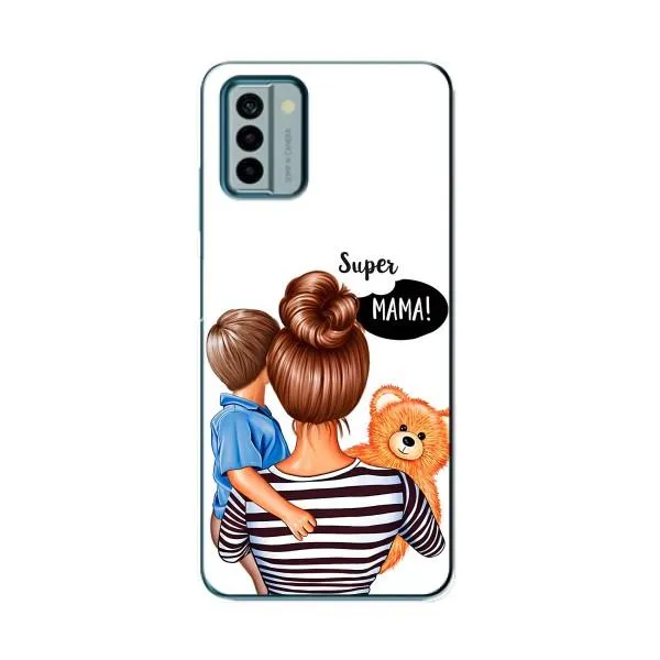 Чехол с принтом «Мама с сыном» для Nokia G22