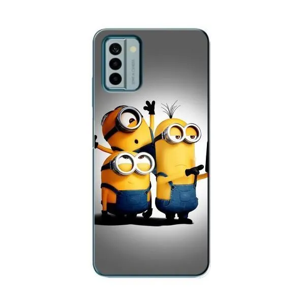 Чехол с принтом «Три миньона» для Nokia G22