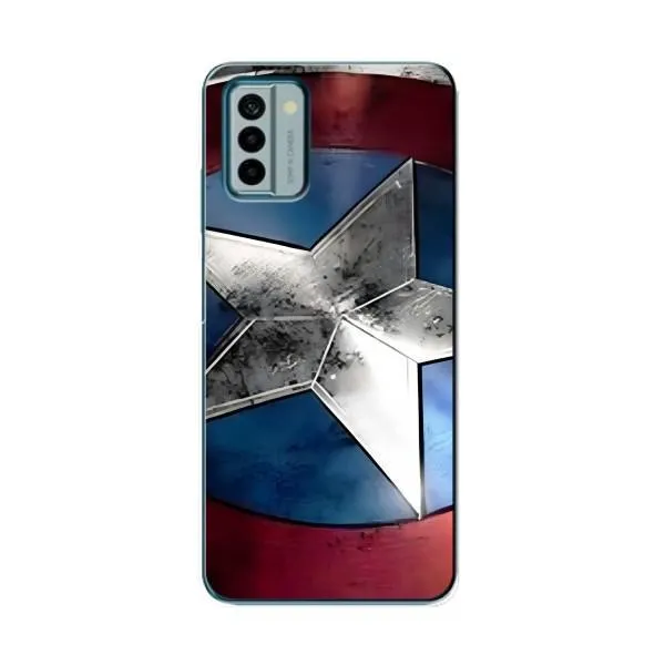 Чехол с принтом «Щит Капитана Америки» для Nokia G22 Чехол с принтом «Щит Капитана Америки» для Nokia G22