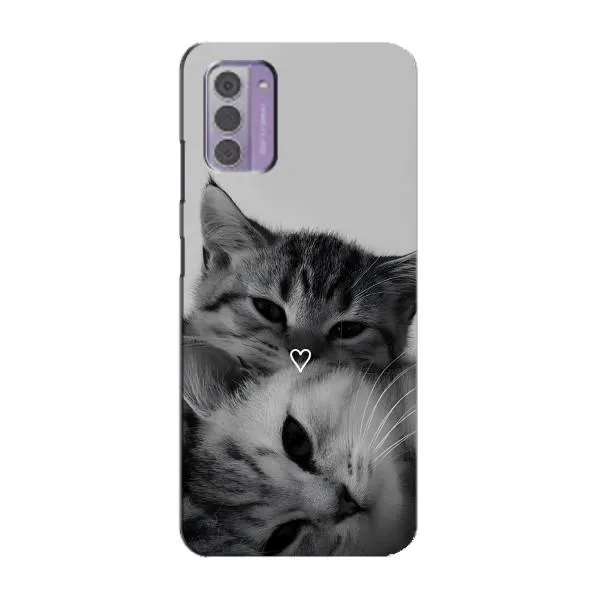 Чехол с принтом «Пара котов» для Nokia G42