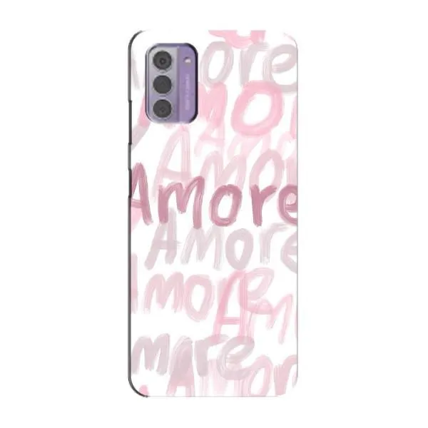 Чехол с принтом «Аморе любовь» для Nokia G42 Чехол с принтом «Аморе любовь» для Nokia G42