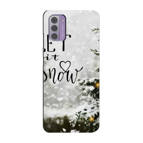 Чехол с принтом «Let it snow» для Nokia G42