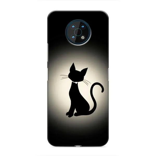 Чехол с принтом «Силуэт котика» для Nokia G50