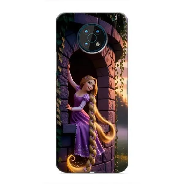 Чехол с принтом «Рапунцель на башне» для Nokia G50