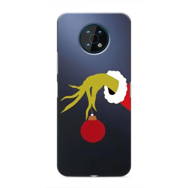 Чехол с принтом «Гринч с игрушкой» для Nokia G50
