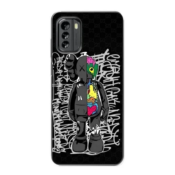Чехол с принтом «Стиль Bearbrick» для Nokia G60