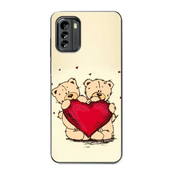 Чехол с принтом «Медвежонки» для Nokia G60