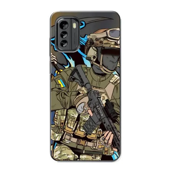 Чохол з принтом «Воїн ЗСУ» для Nokia G60