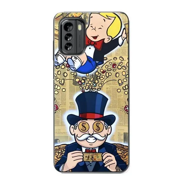 Чехол с принтом «Монополия Мен» для Nokia G60