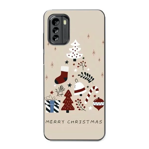 Чехол с принтом «Merry Christmas» для Nokia G60