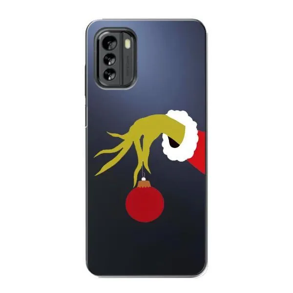 Чехол с принтом «Гринч с игрушкой» для Nokia G60