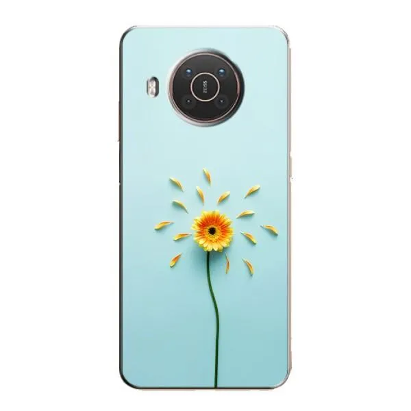 Чехол с принтом «Желтый цветок» для Nokia X10