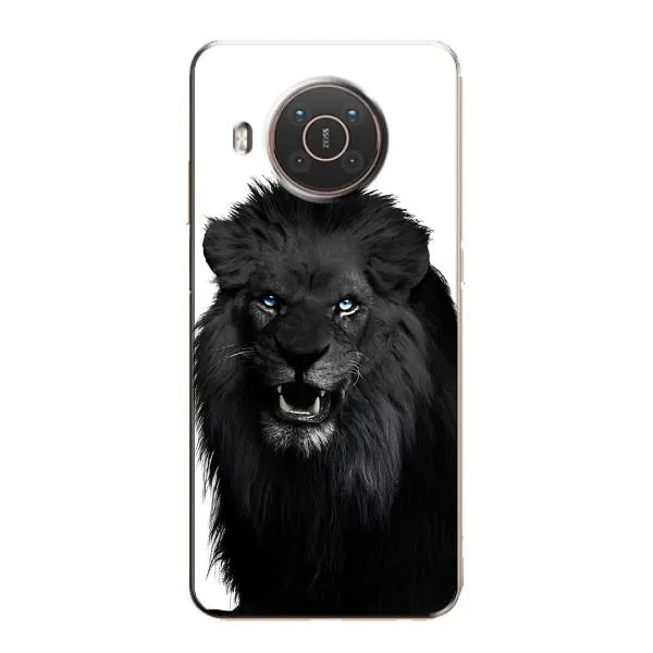 Чехол с принтом «Черный ЛЕВ» для Nokia X10