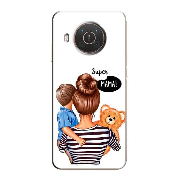 Чехол с принтом «Мама с сыном» для Nokia X10