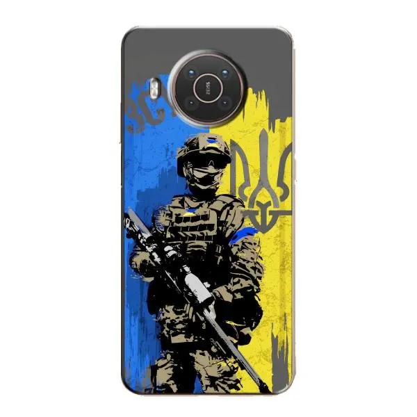 Чохол з принтом «АРТ солдат» для Nokia X10