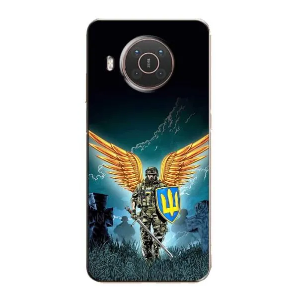 Чохол з принтом «Солдат ЗСУ» для Nokia X10