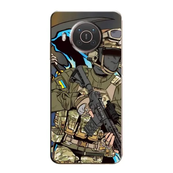 Чохол з принтом «Воїн ЗСУ» для Nokia X10