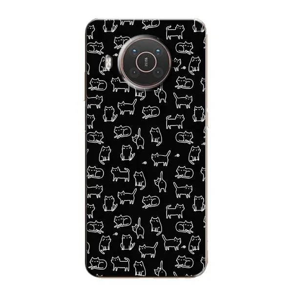 Чехол с принтом «Меленькие котики» для Nokia X10