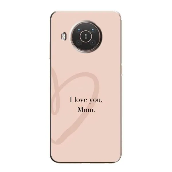 Чехол с принтом «Сердце маме» для Nokia X10