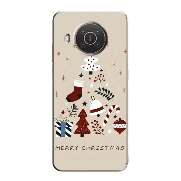 Чохол з принтом «Merry Christmas» для Nokia X10