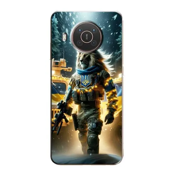 Чехол с принтом «ЛЕВ ЗСУ» для Nokia X10 Чехол с принтом «ЛЕВ ЗСУ» для Nokia X10