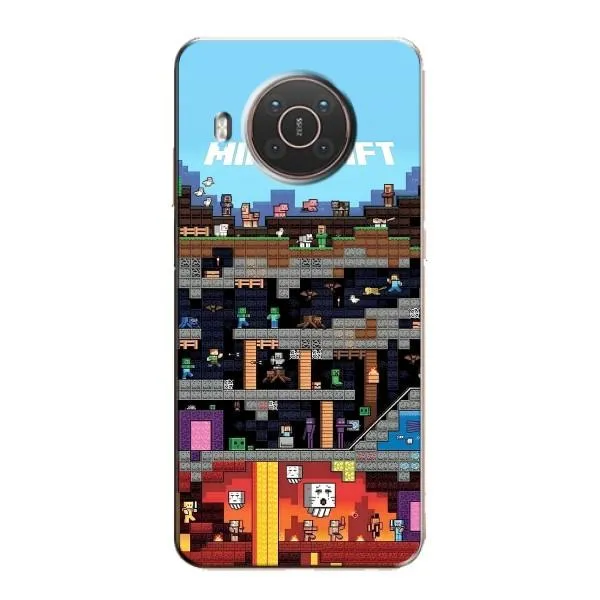 Чехол с принтом «фон Minecraft» для Nokia X20 Чехол с принтом «фон Minecraft» для Nokia X20