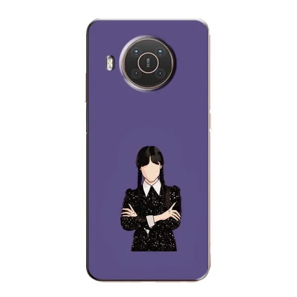 Чехол с принтом «Уэнздей в черном» для Nokia X20 Чехол с принтом «Уэнздей в черном» для Nokia X20