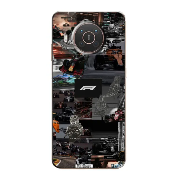 Чехол с принтом «Гоночный коллаж Ф1» для Nokia X20 Чехол с принтом «Гоночный коллаж Ф1» для Nokia X20