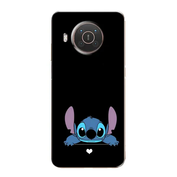 Чохол з принтом «Стіч на чорному» для Nokia X20