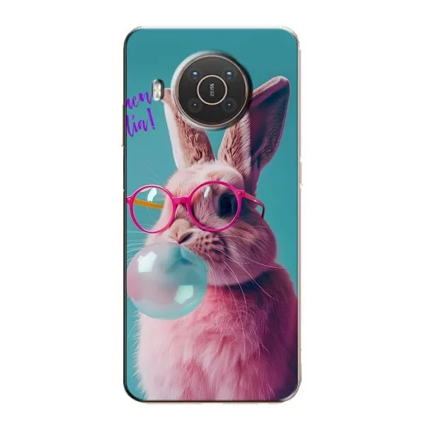 Чехол с принтом «Кролик в очках» для Nokia X20