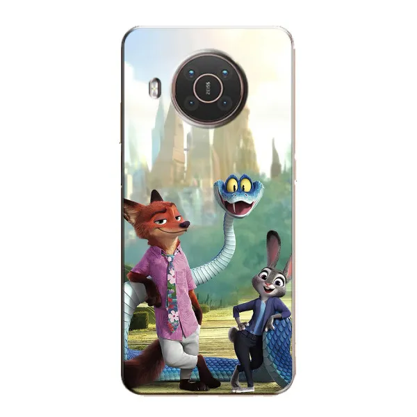 Чехол с принтом «Герои мультфильма Зверополис» для Nokia X20
