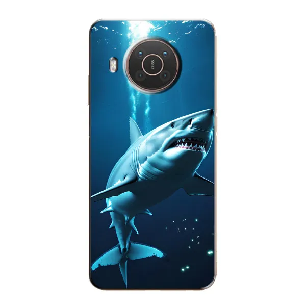 Чехол с принтом «Акула под водой» для Nokia X20 Чехол с принтом «Акула под водой» для Nokia X20